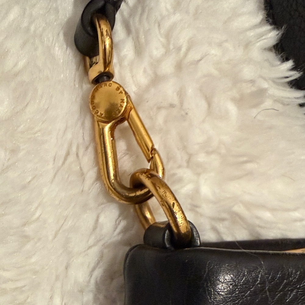 Marc by Marc Jacobs Black Leather Percy Crossbody Bag - Picture 3 of 8